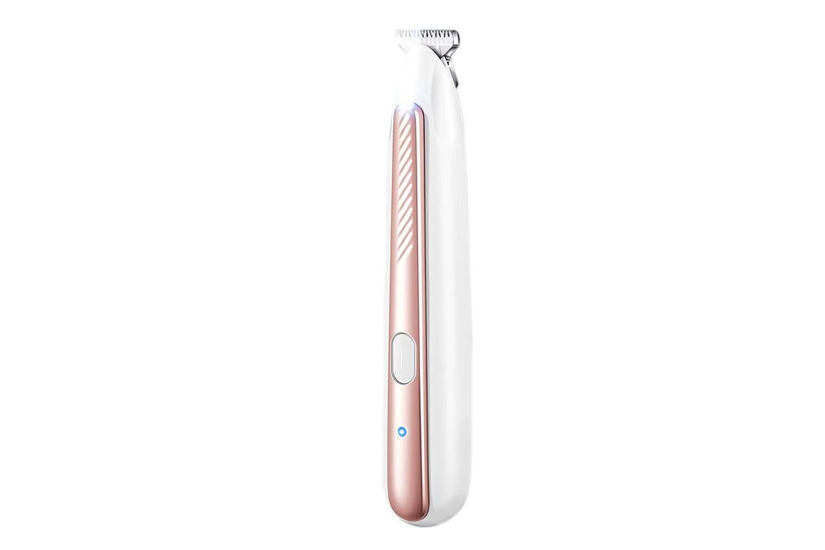 Dog Paw Trimmer with LED Light Low Noise Dog Grooming Clippers for Paws Eyes Ear