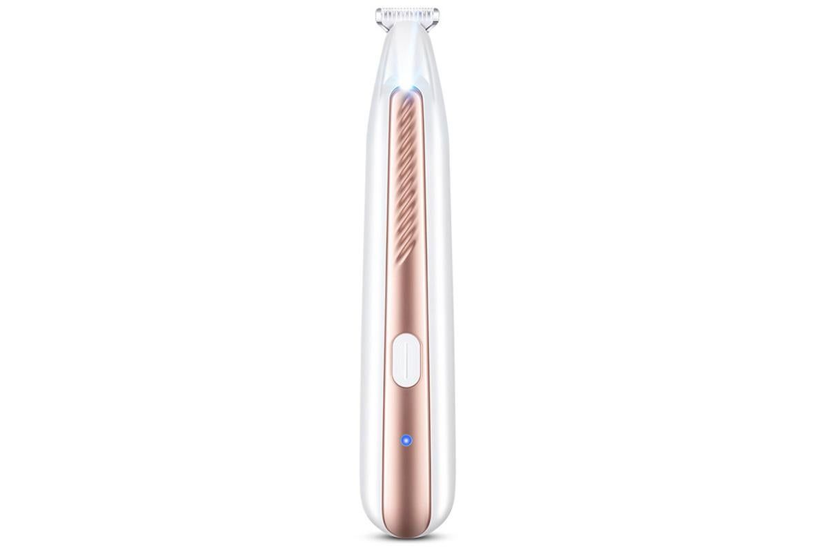Dog Paw Trimmer with LED Light Low Noise Dog Grooming Clippers for Paws Eyes Ear