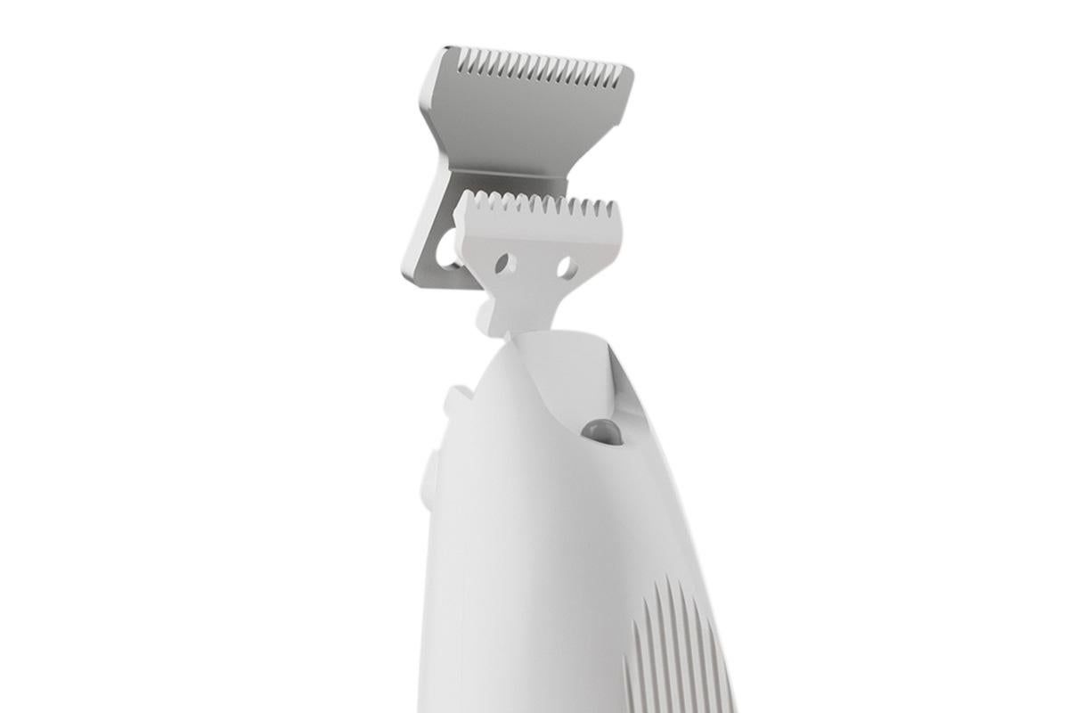 Electric Dog Paw Trimmer Digital Display Dual Speed Pet Groomer-White