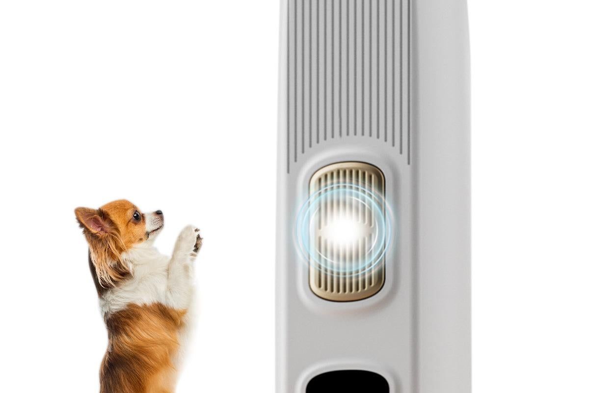 Electric Dog Paw Trimmer Digital Display Dual Speed Pet Groomer-White