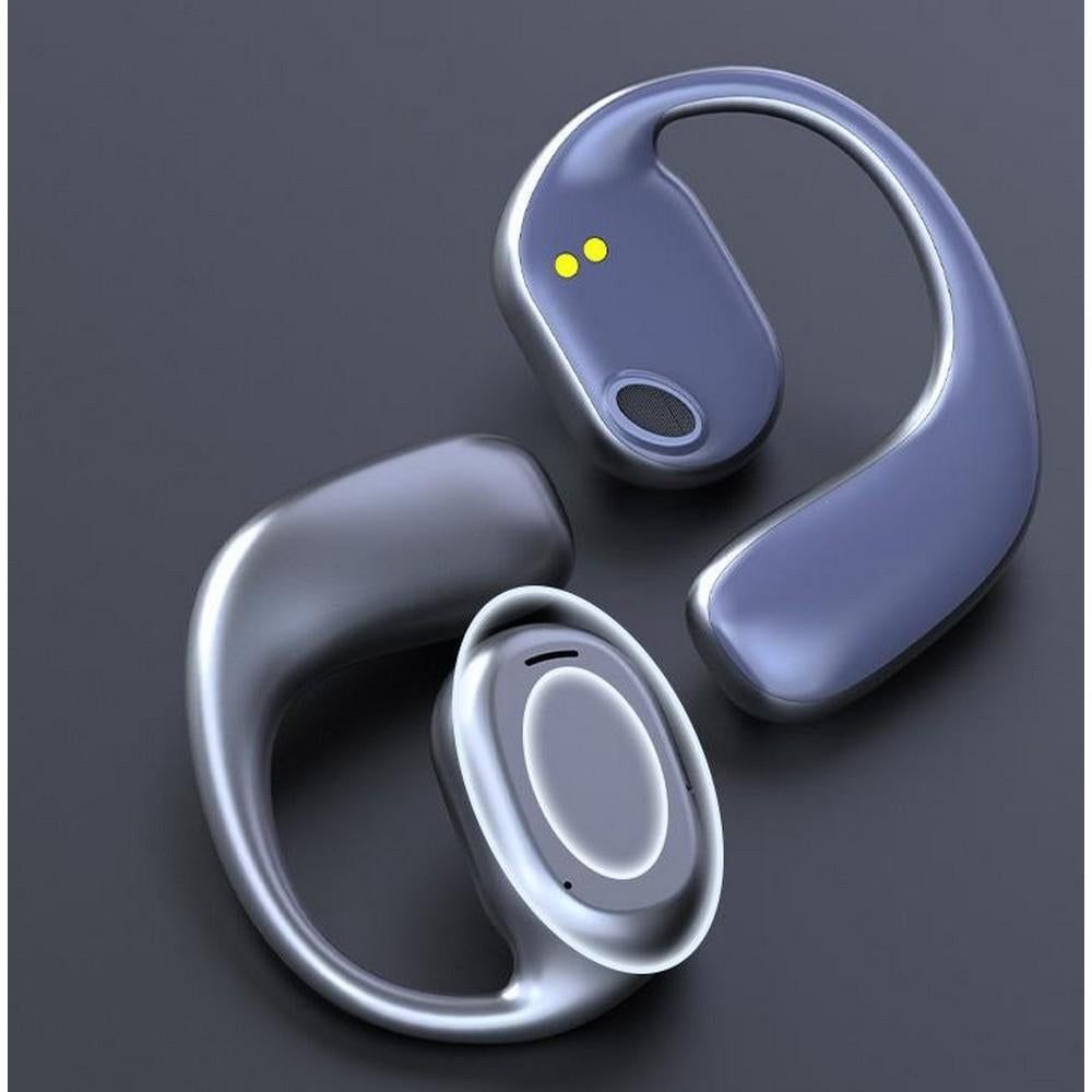 Bluetooth Earphones Wireless In-Ear Sports Stereo TWS Headphones Earhooks Ear-hanging Painless Wearing With Package -Black