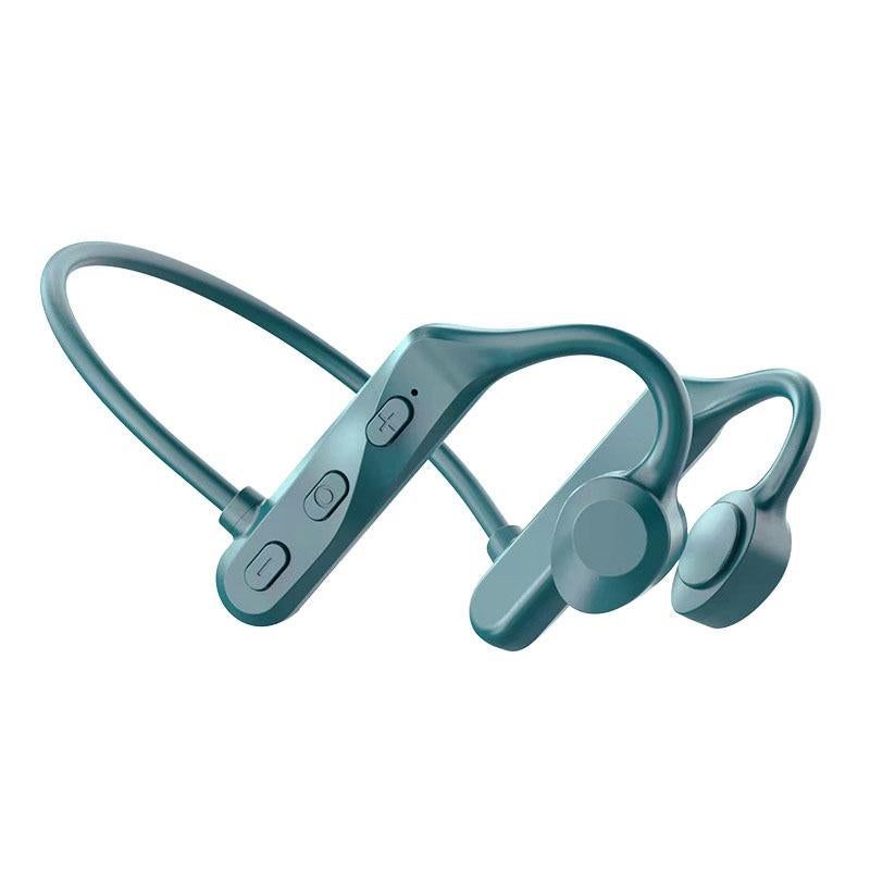 Bone Conduction Headphones Bone Conduction Headphones Wireless Bluetooth 5.0 Sweatproof Sport Earphone -Green