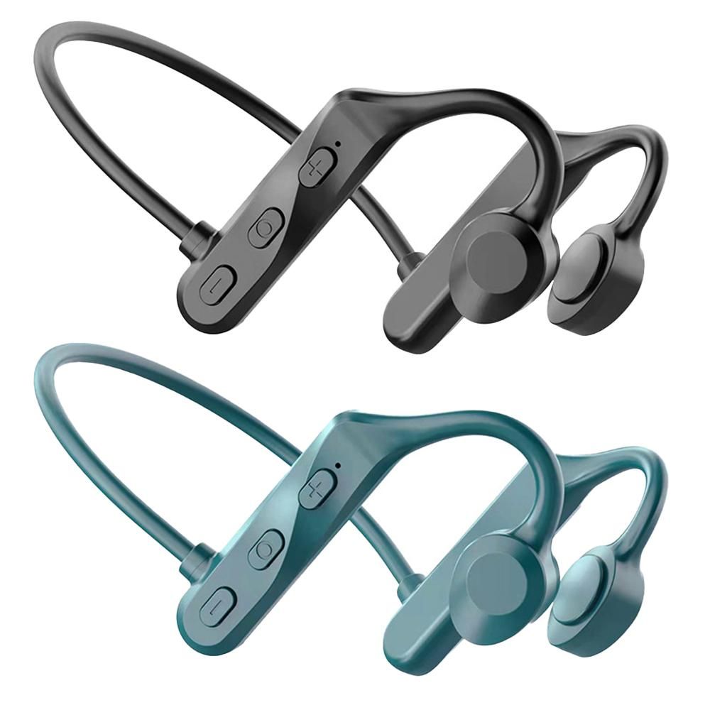 Bone Conduction Headphones Bone Conduction Headphones Wireless Bluetooth 5.0 Sweatproof Sport Earphone -Green