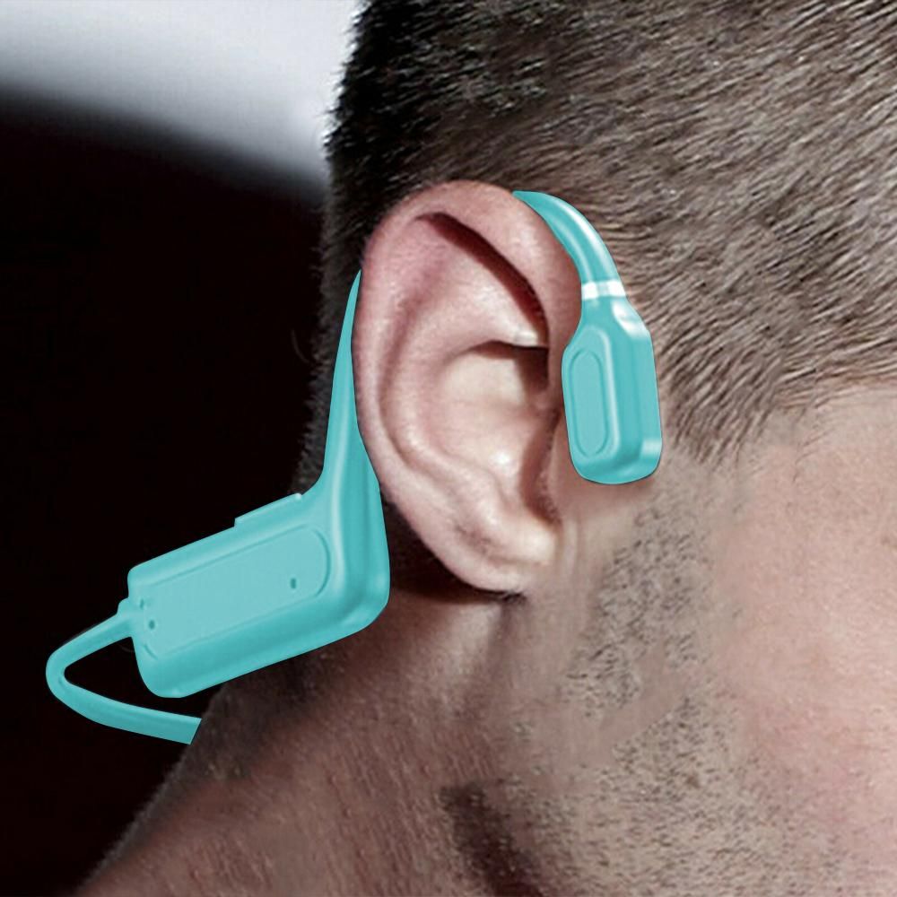 Bone Conduction Headphones Bone Conduction Bluetooth Earphones -Blue