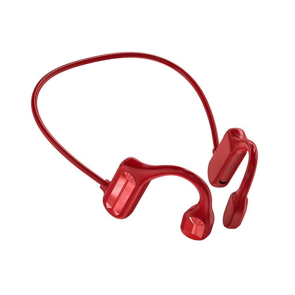 Bone Conduction Headphones Bone Conduction Bluetooth Earphones -Red