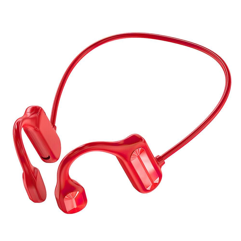 Bone Conduction Headphones Bone Conduction Bluetooth Earphones -Red