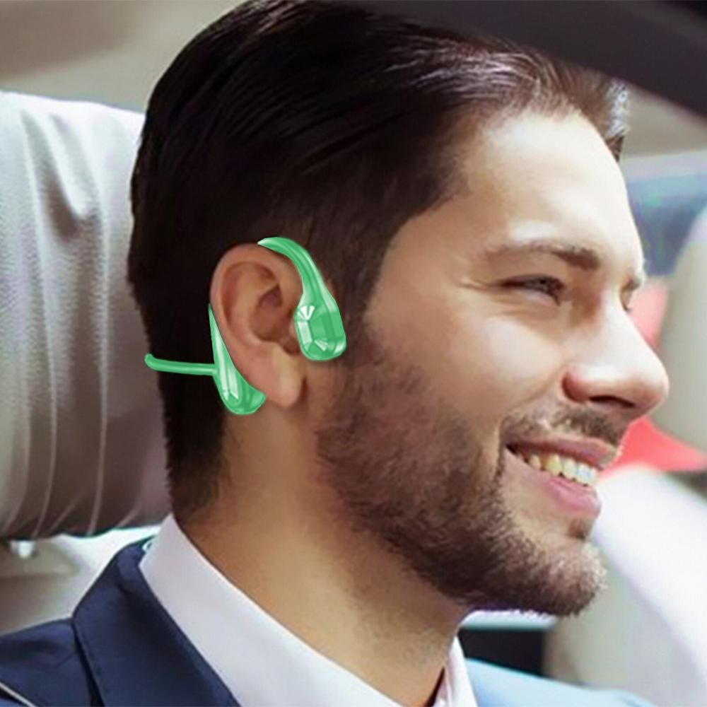 Bone Conduction Headphones Bone Conduction Bluetooth Earphones -Green