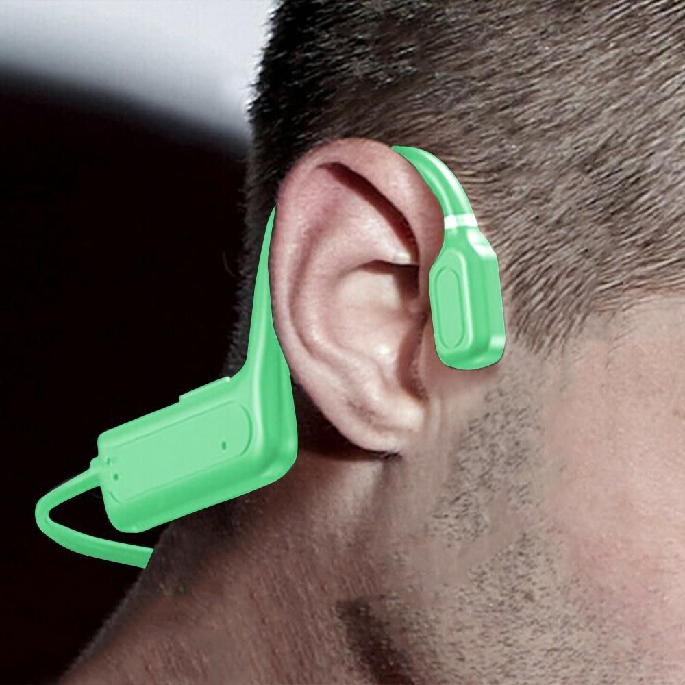 Bone Conduction Headphones Bone Conduction Bluetooth Earphones -Green
