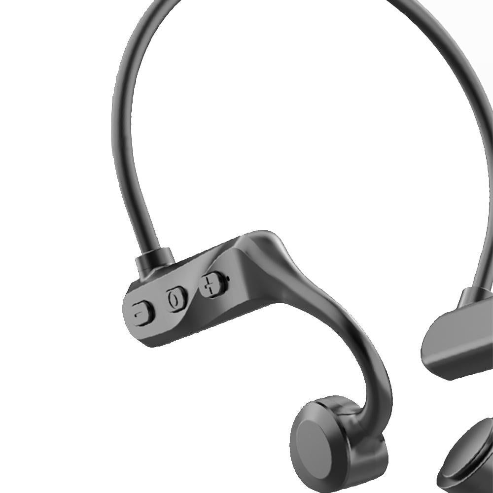 Bone Conduction Headphones Bone Conduction Headphones Wireless Bluetooth 5.0 Sweatproof Sport Earphone -Black