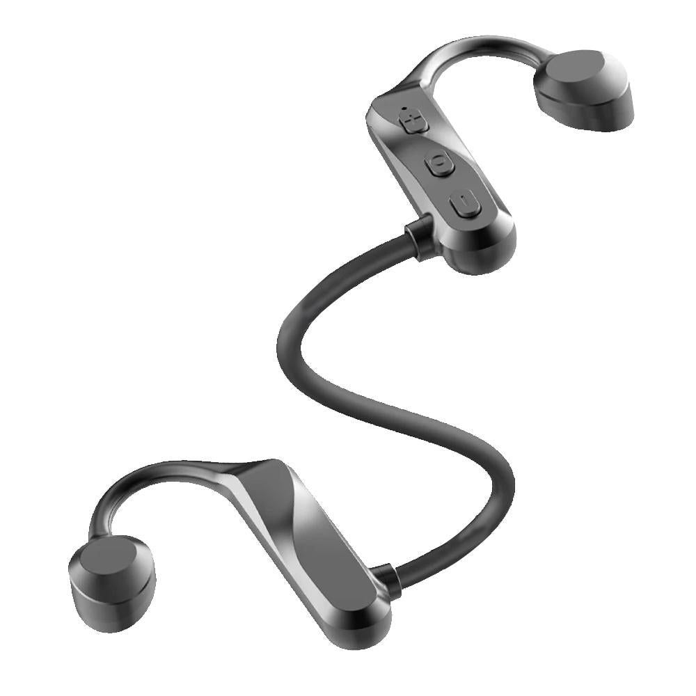 Bone Conduction Headphones Bone Conduction Headphones Wireless Bluetooth 5.0 Sweatproof Sport Earphone -Black