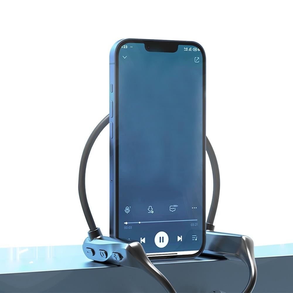 Bone Conduction Headphones Bone Conduction Headphones Wireless Bluetooth 5.0 Sweatproof Sport Earphone -Black