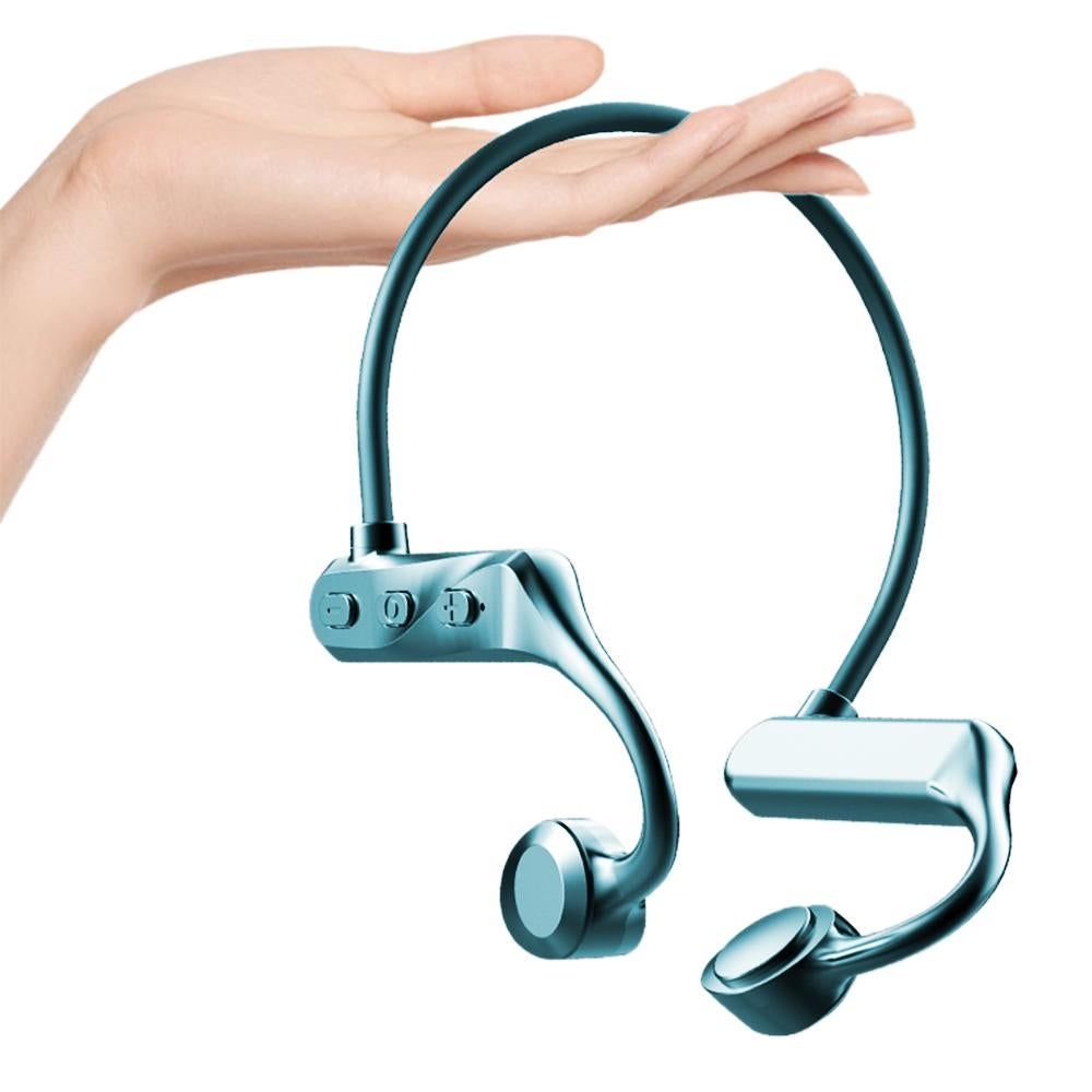 Bone Conduction Headphones Bone Conduction Headphones Wireless Bluetooth 5.0 Sweatproof Sport Earphone -Black