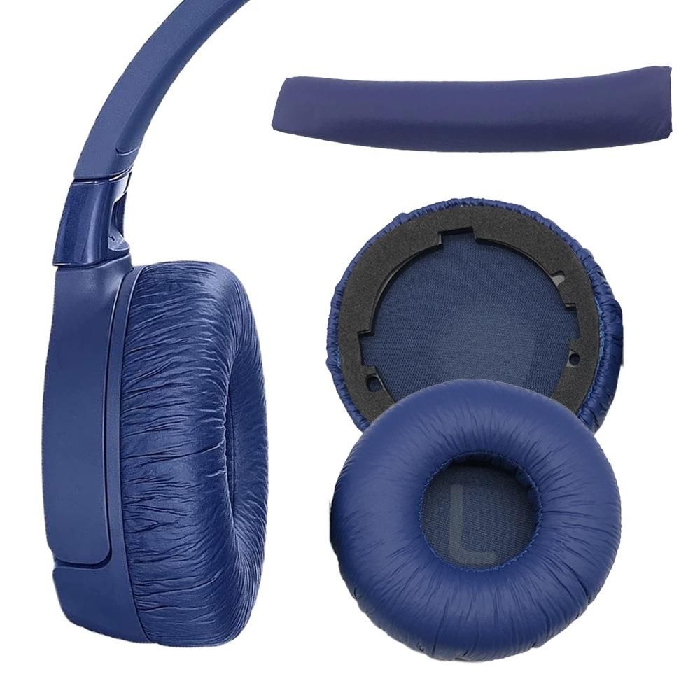 Earpads Replacement Ear Cushions Pad Covers Compatible with JBL Tune600BT T520BT -Black