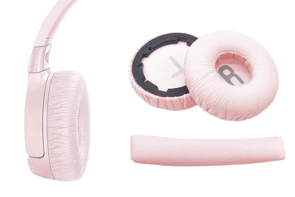 Earpads Replacement Ear Cushions Pad Covers Compatible with JBL Tune600BT T520BT -Pink