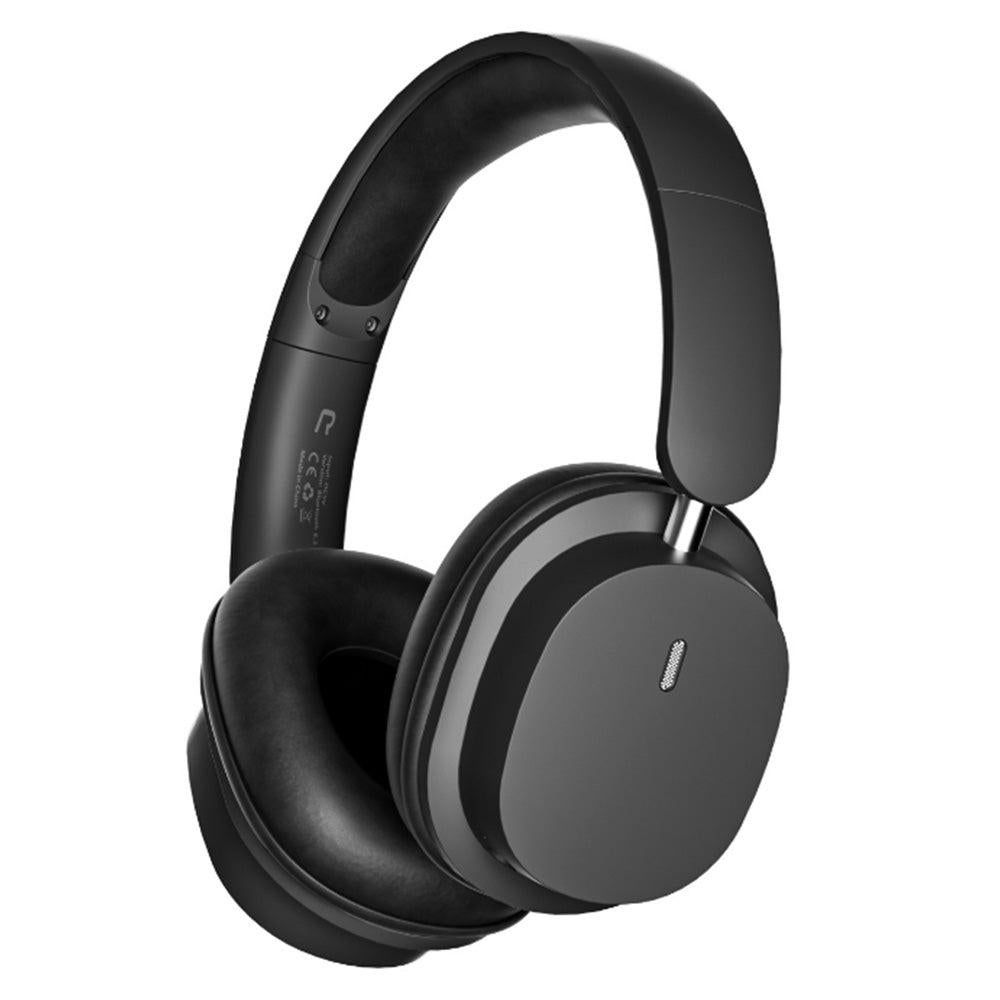 Wireless Bluetooth 5.3 Headphones Earphones HIFI Stereo Over-Ear Headsets-Black