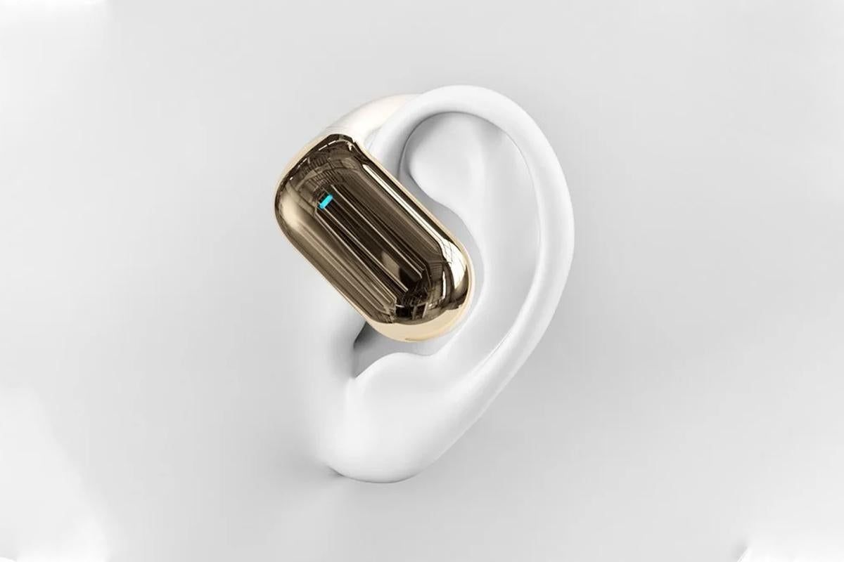 Wireless Earbud Bluetooth Compatible 5.4 Sports Earhook Earphone Earbuds-Khaki