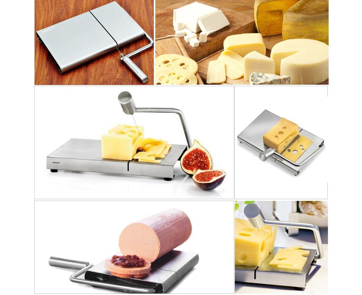 Anself Stainless Steel Cheese Slicer-Silver silver