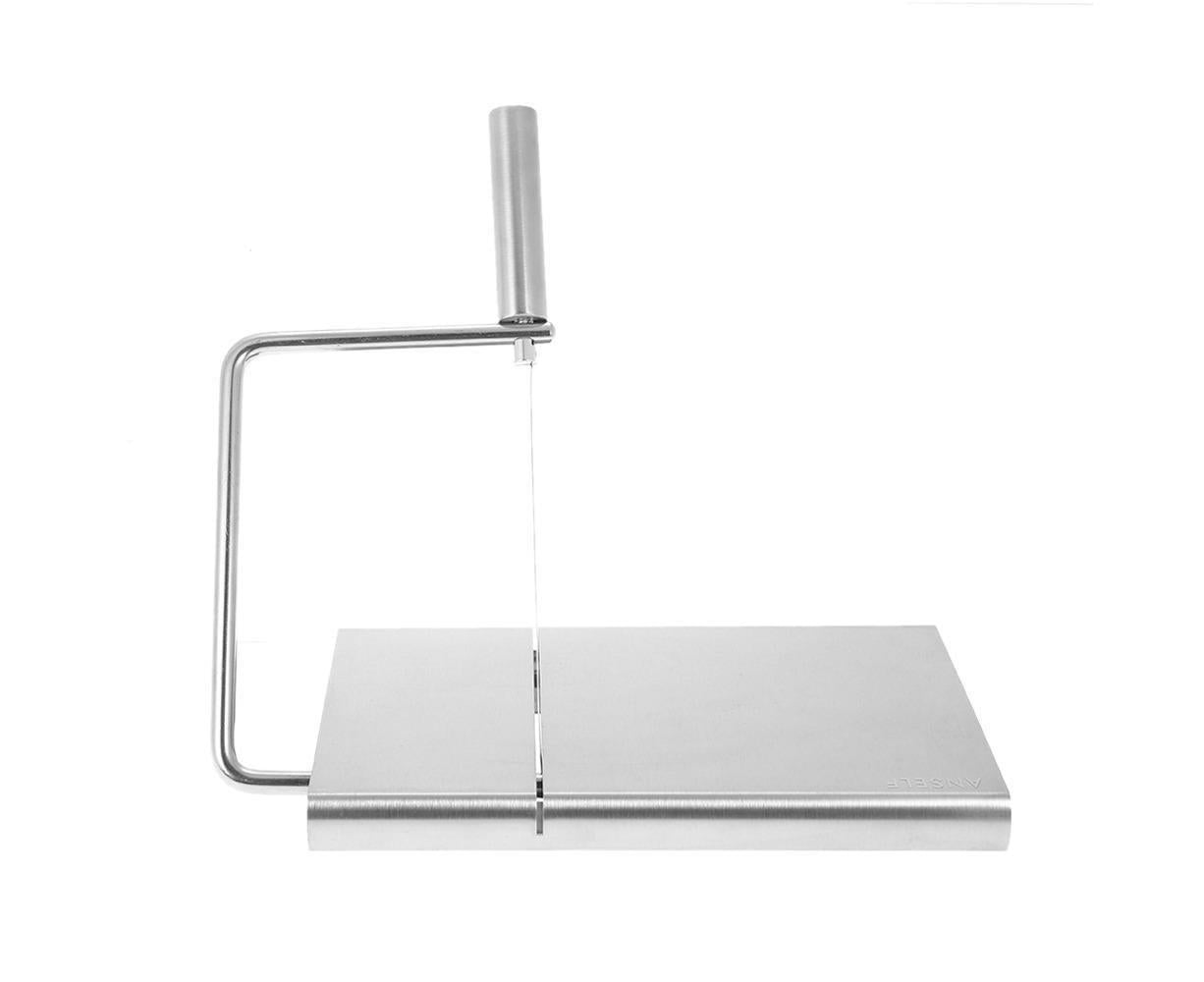 Anself Stainless Steel Cheese Slicer-Silver silver