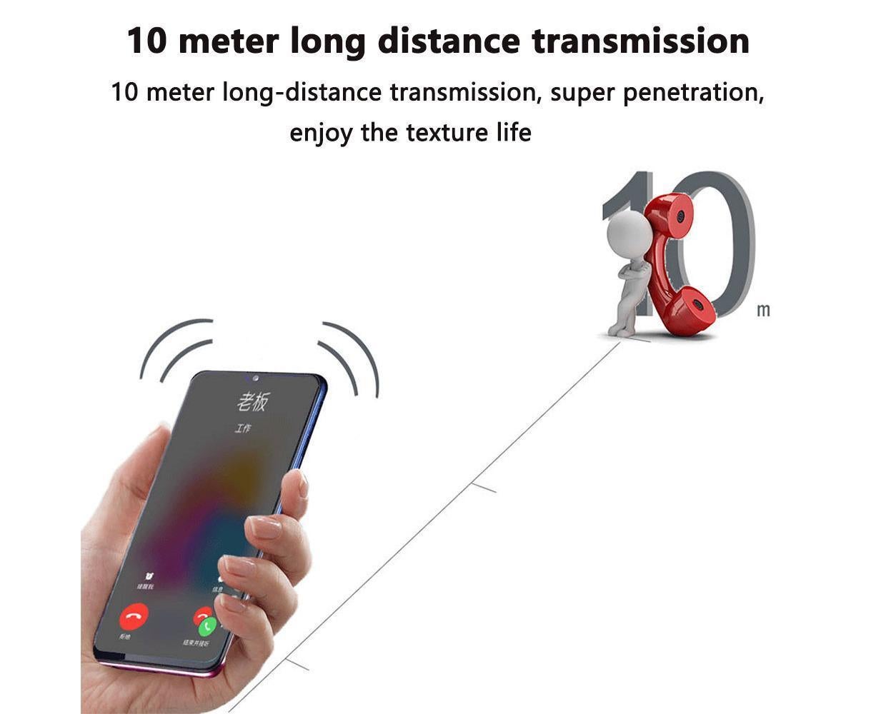 Bluetooth Headphone,Wireless Neckband Headset with Retractable Earbuds