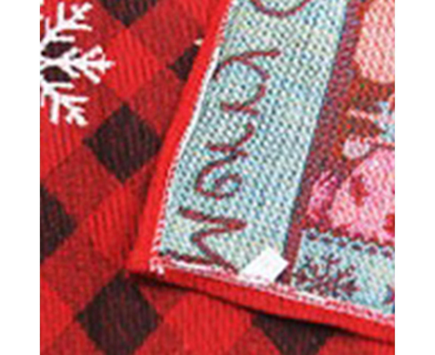 Table Runner Buffalo Plaid Checkered Cloth-Red