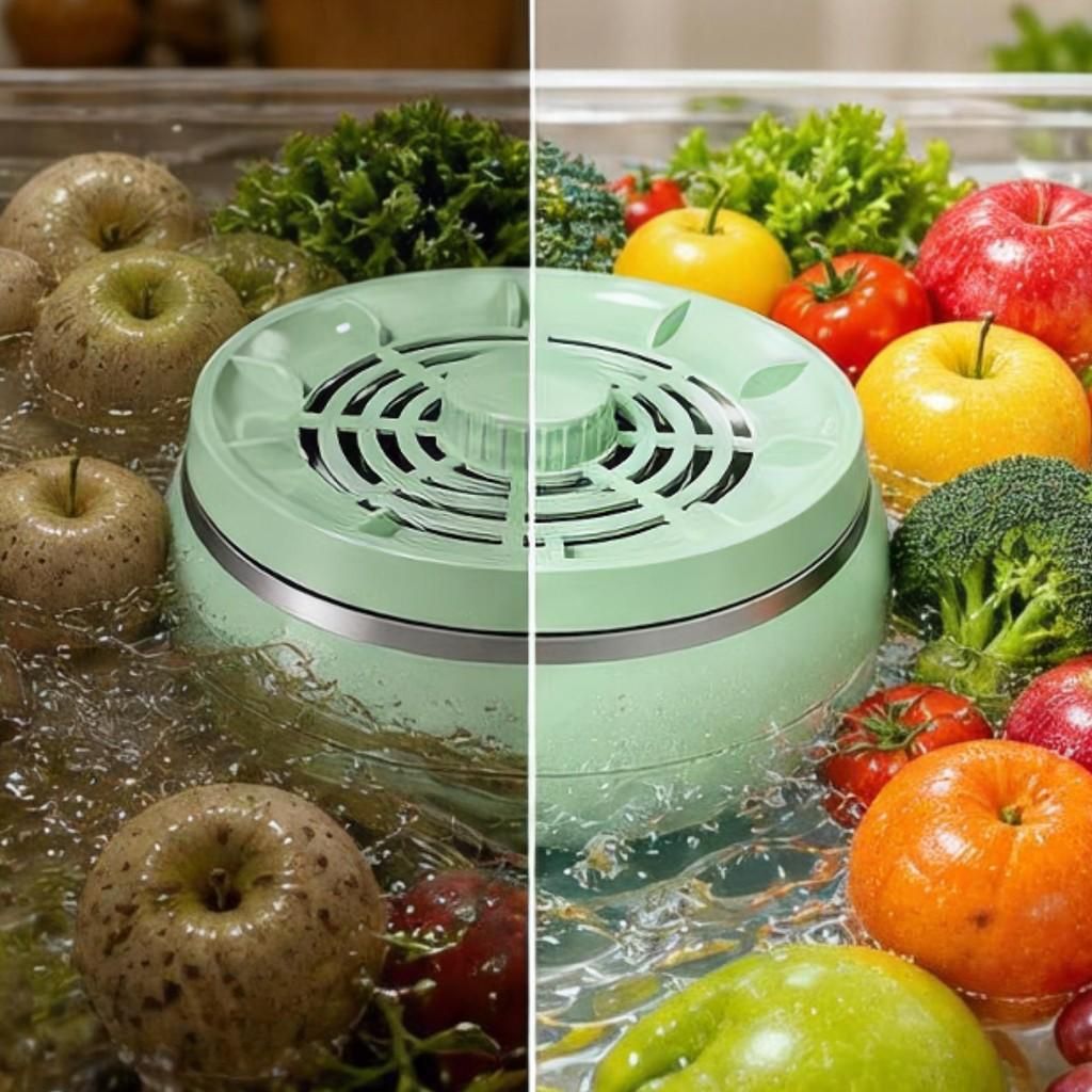 Fruit Vegetable Cleaner Portable Food Purifier 3600mAh USB Rechargeable Waterproof Produce Washer