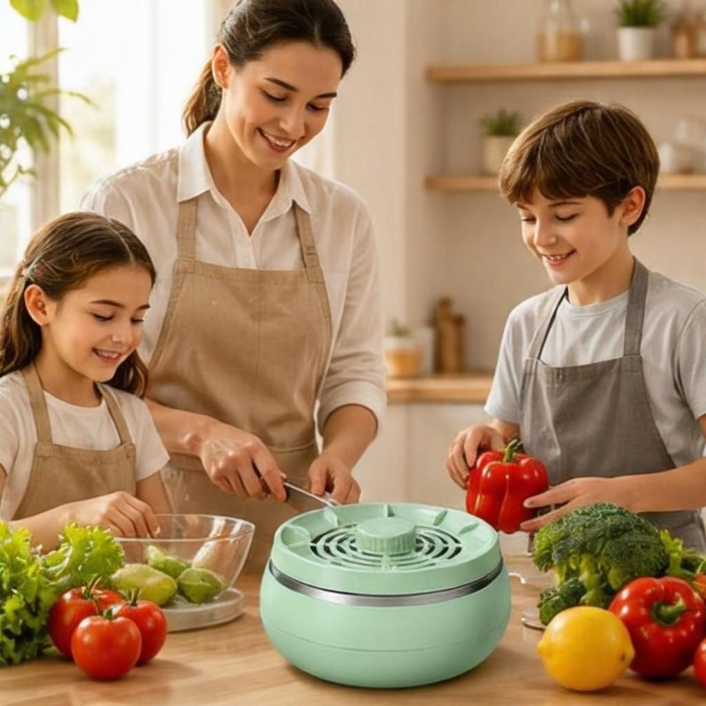Fruit Vegetable Cleaner Portable Food Purifier 3600mAh USB Rechargeable Waterproof Produce Washer