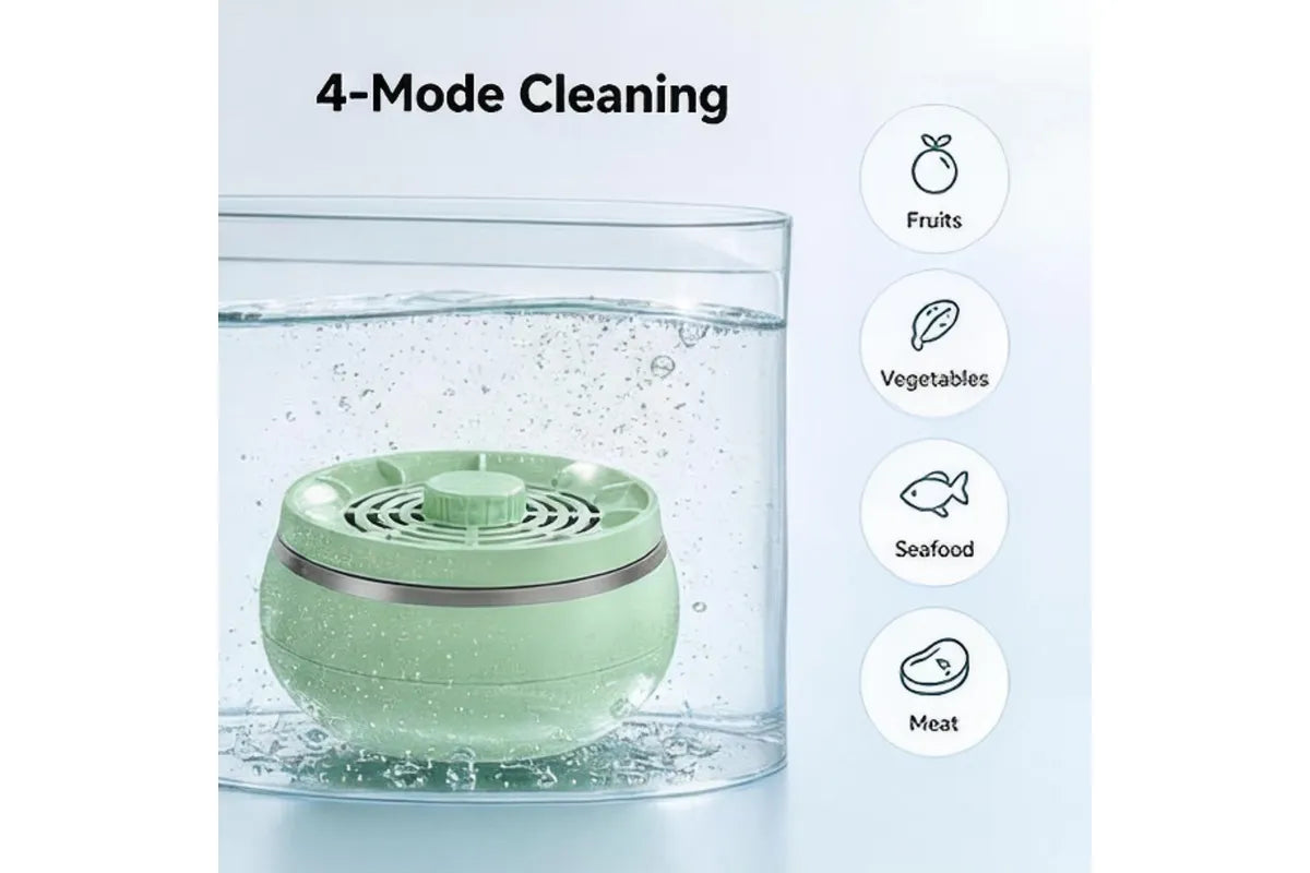 Fruit Vegetable Cleaner Portable Food Purifier 3600mAh USB Rechargeable Waterproof Produce Washer