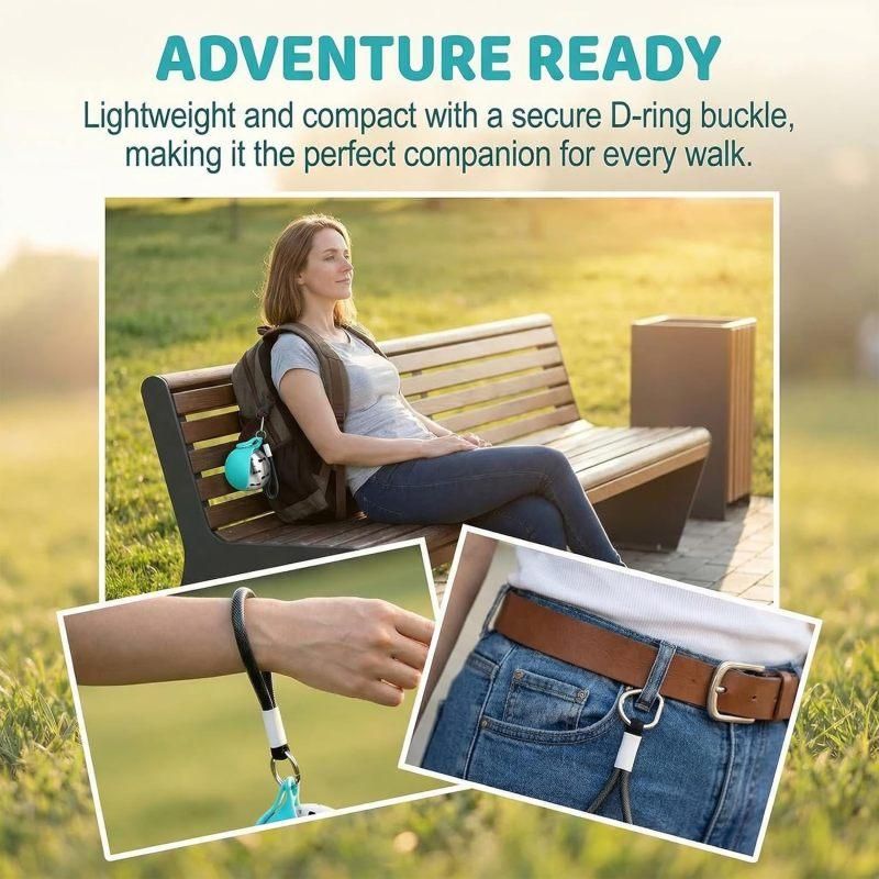 10oz Stainless Steel 2-in-1 Leakproof Dog Water Bottle with Bowl, Portable for Travel Walking Pink