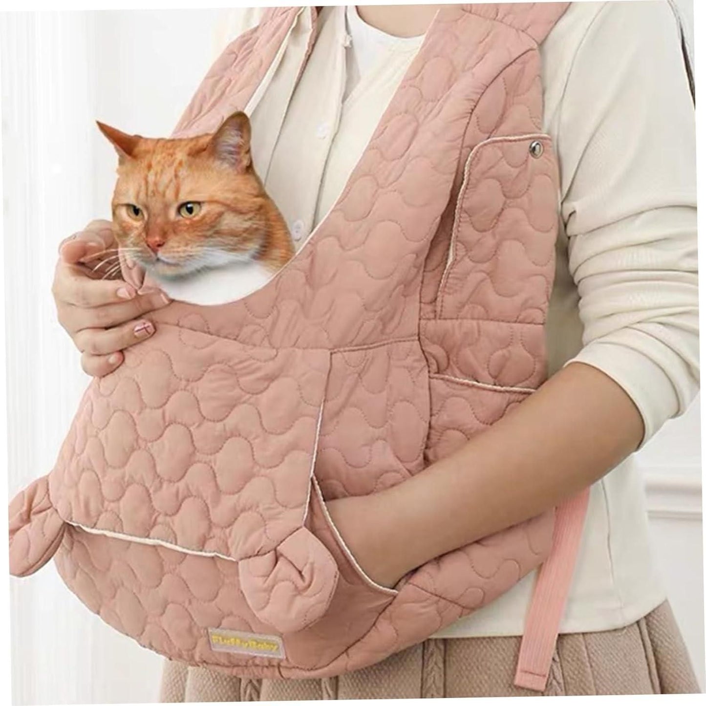 Pet Carrier Backpack Adjustable Front Chest Sling for Small Medium Dogs Cats