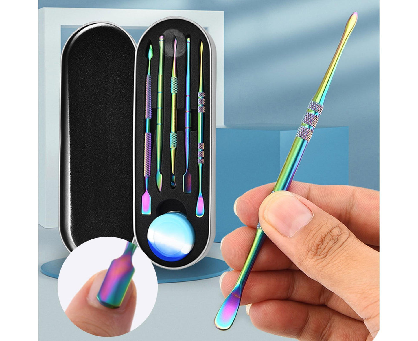 Nail Cuticle Remover High Resistant Portable Wax Oil Multicolor