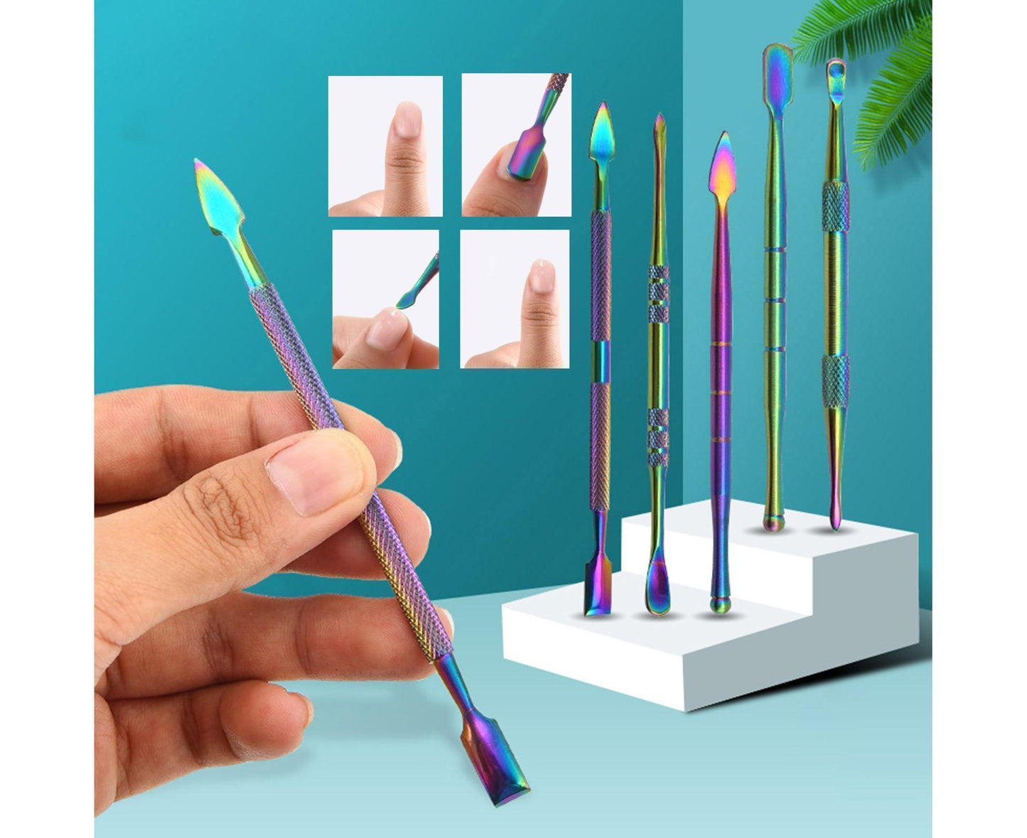 Nail Cuticle Remover High Resistant Portable Wax Oil Multicolor