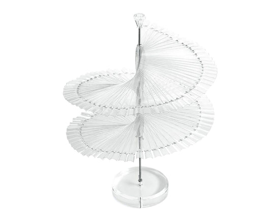 Gel Polish Display Stand Smooth Edge Reusable-Transparent