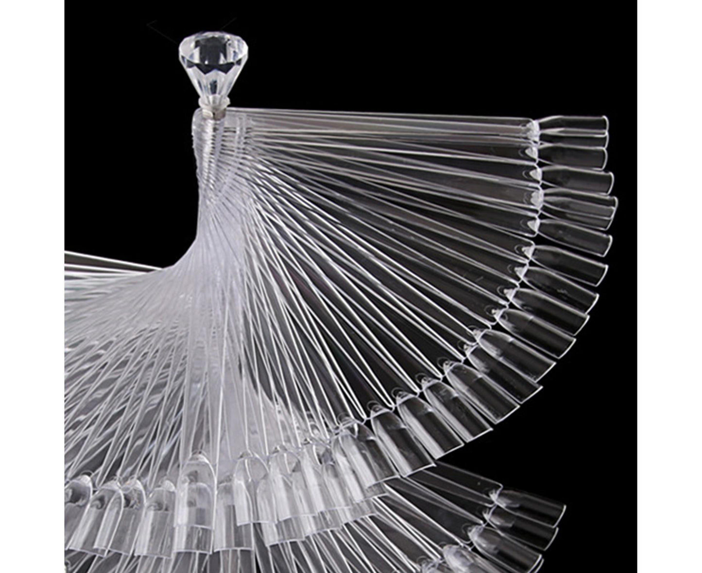 Gel Polish Display Stand Smooth Edge Reusable-Transparent