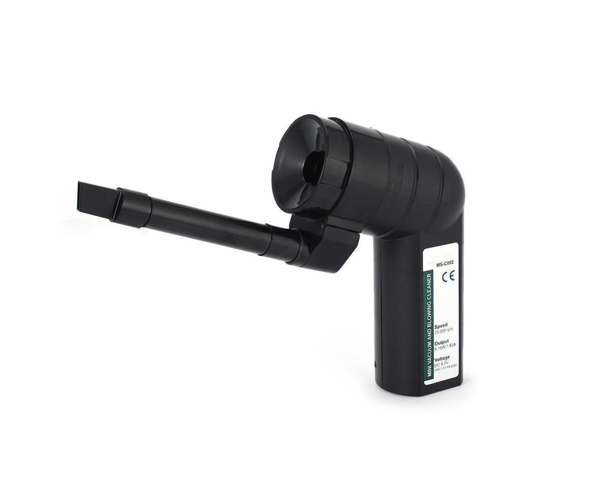 25000rpm Mini Blower Vacuum Cleaner Cleaning Tool for PC Keyboard Laptop Printer - Black