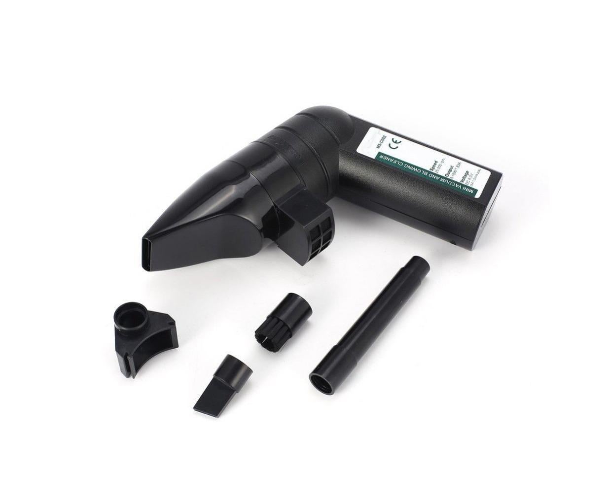 25000rpm Mini Blower Vacuum Cleaner Cleaning Tool for PC Keyboard Laptop Printer - Black