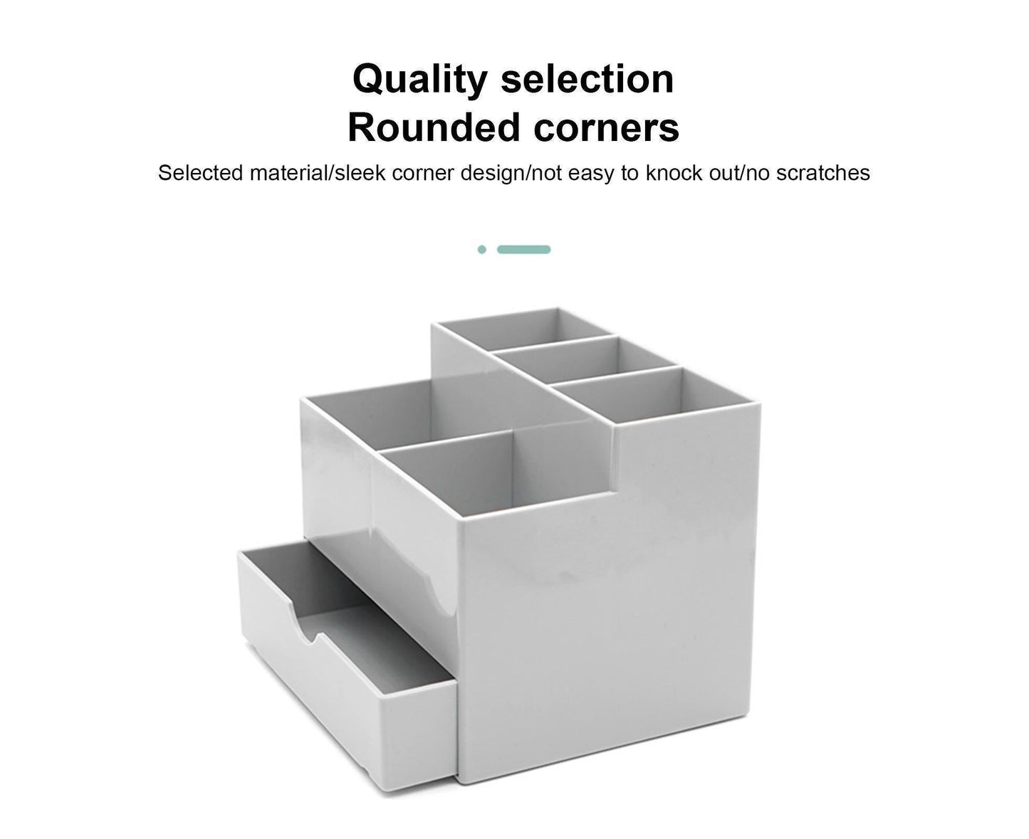 Makeup Organizer Drawer Type Large Capacity - Grey