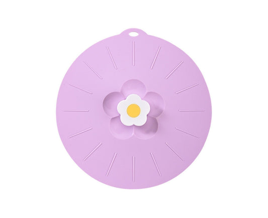 Anti Spill Cover Flexible Keep Freshness - Purple S