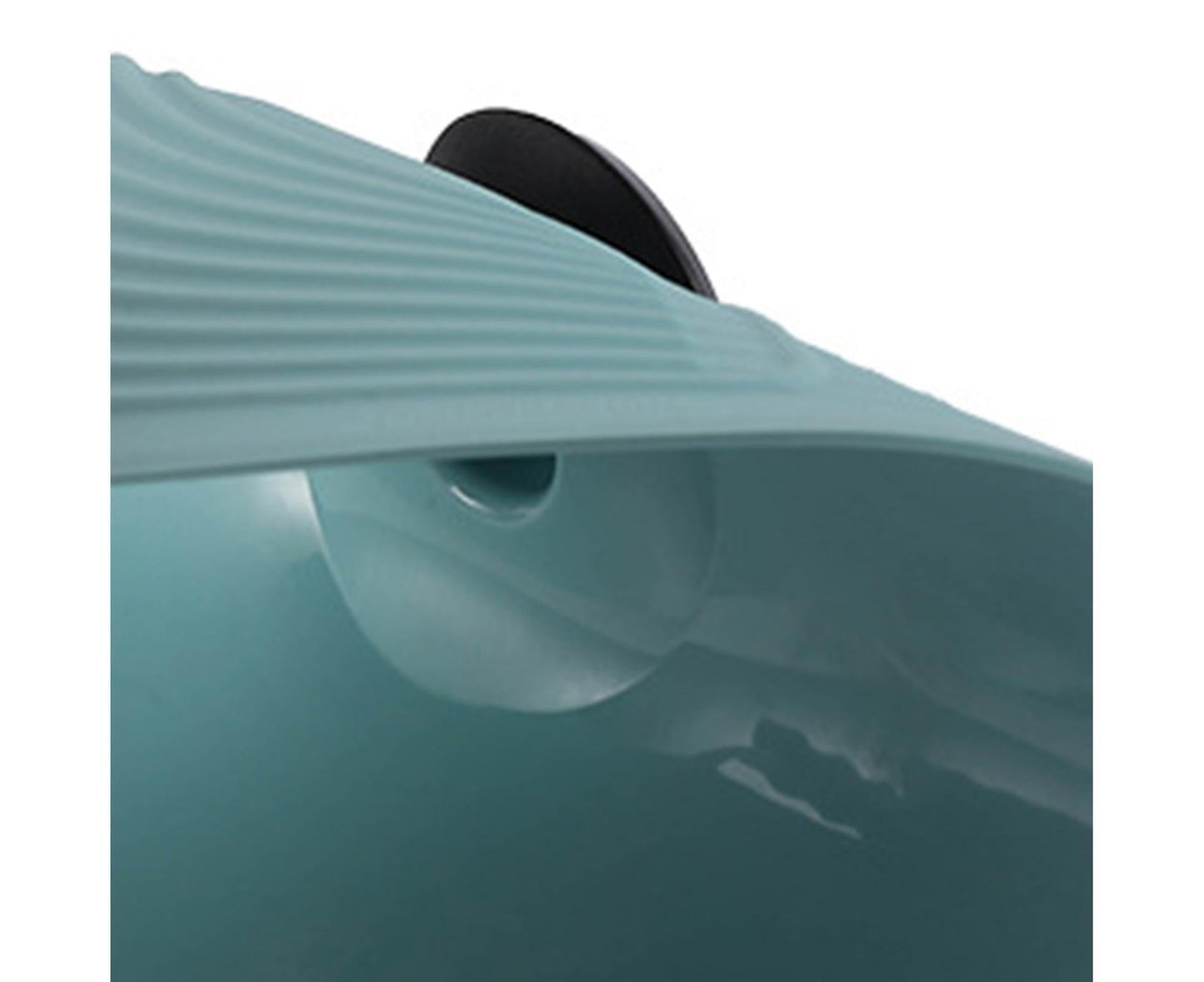 Pot Lid Reusable Heat-resistant Silicone Leak Proof Fresh-keeping Cover for Kitchen-Light Blue XL