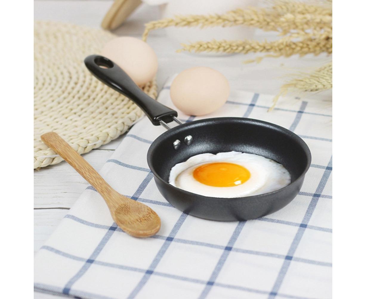 Non-stick Handle Iron Frying Cooking Pan Breakfast Egg Pancake Pot Cookware