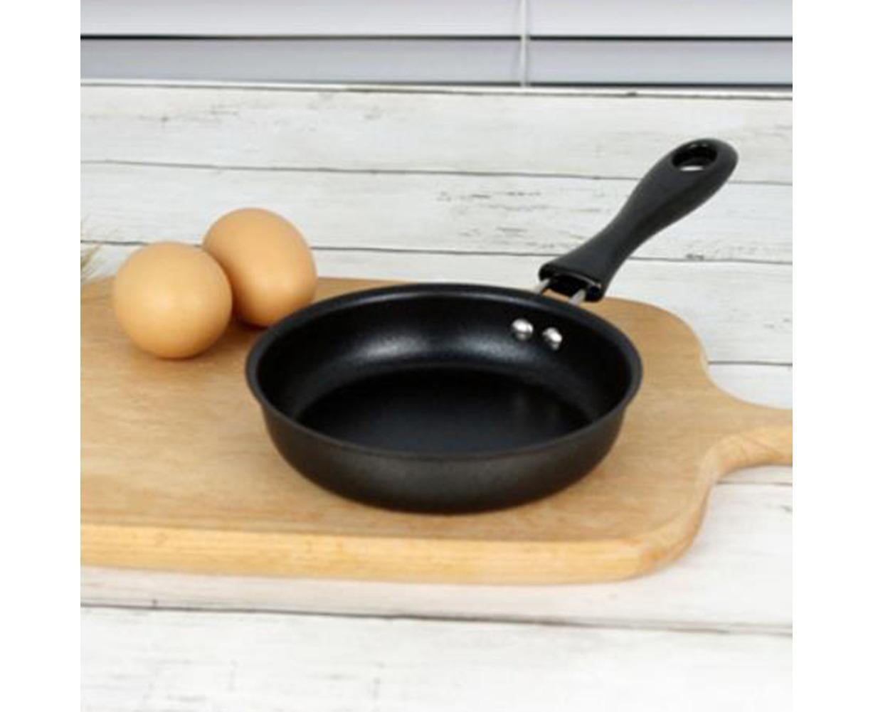 Non-stick Handle Iron Frying Cooking Pan Breakfast Egg Pancake Pot Cookware