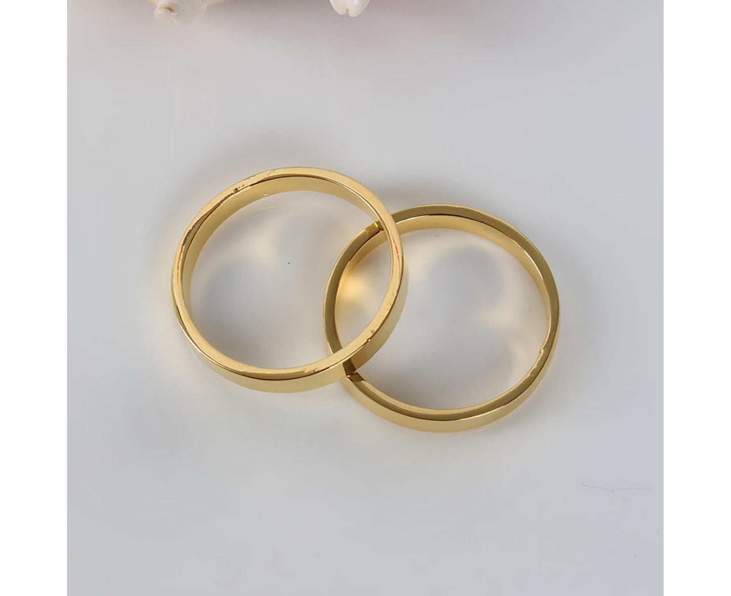 6Pcs Napkin Buckle Portable Easy to Clean Metal Buffet Table Setting Napkin Ring for Weddings-Golden