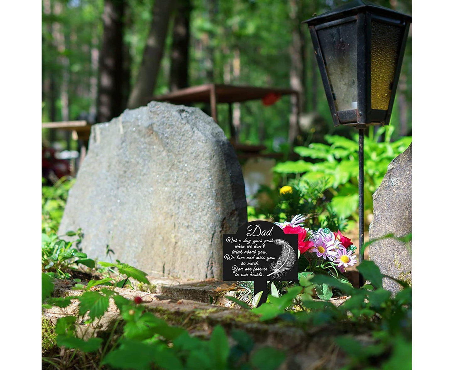 Garden Plaque Memorial Remembrance Stake - A