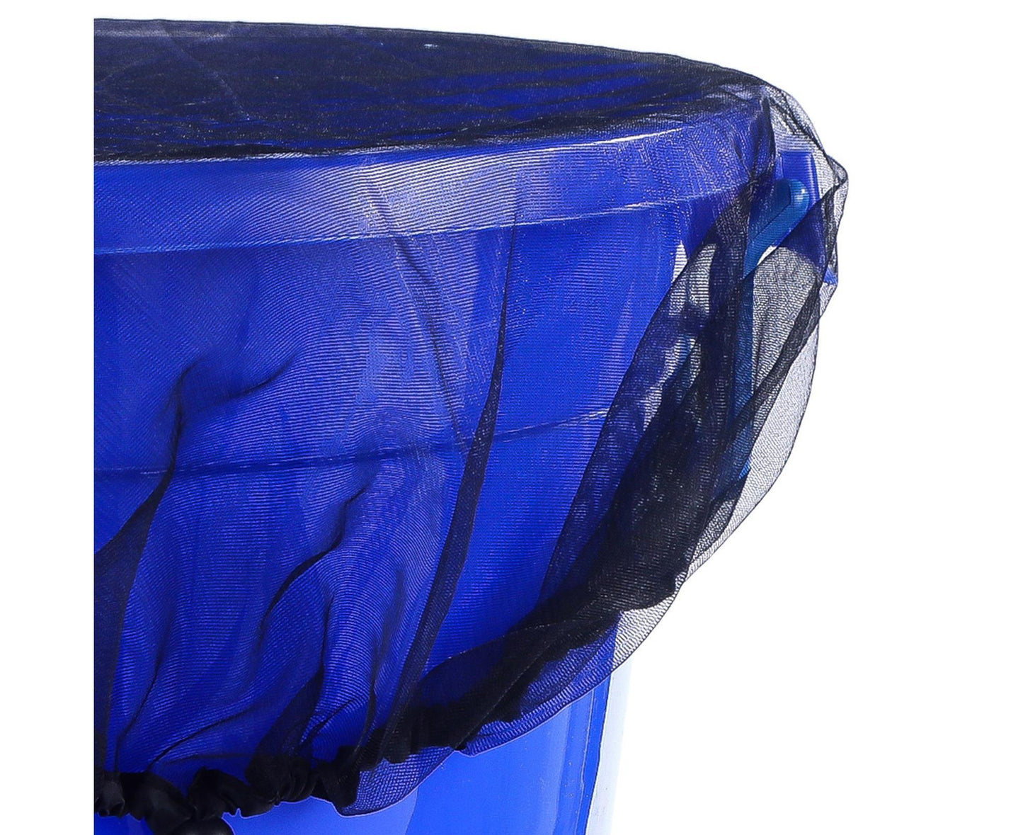 2Pcs Mesh Rain Barrel Cover - Black