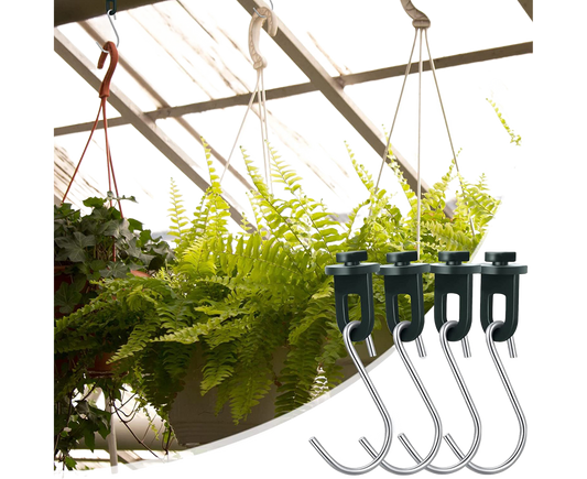 1 Set Plant Hanging Hook S-shaped - Green