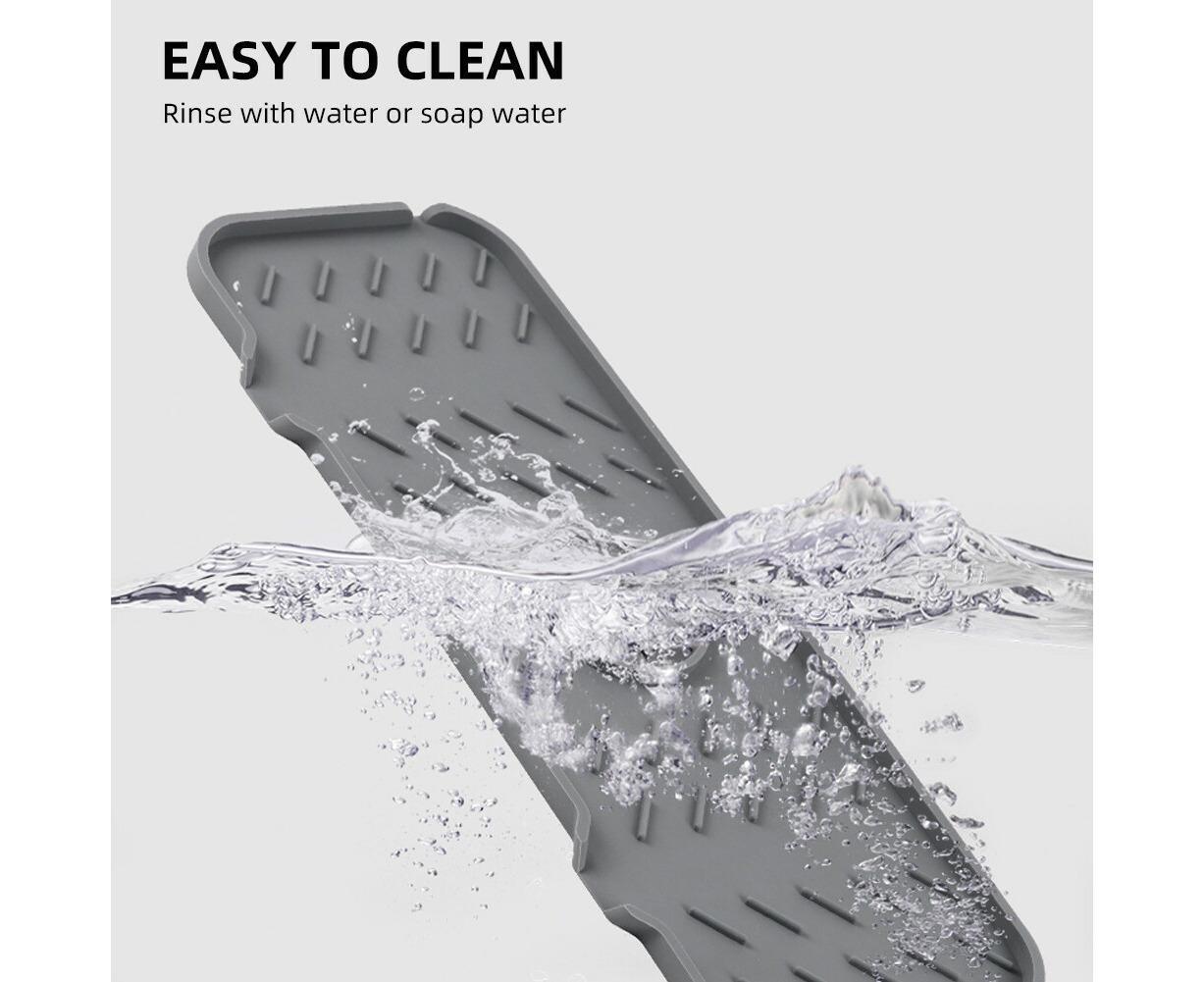 Tap Silicone Water Filter Mat - Splash Protector - Rubber