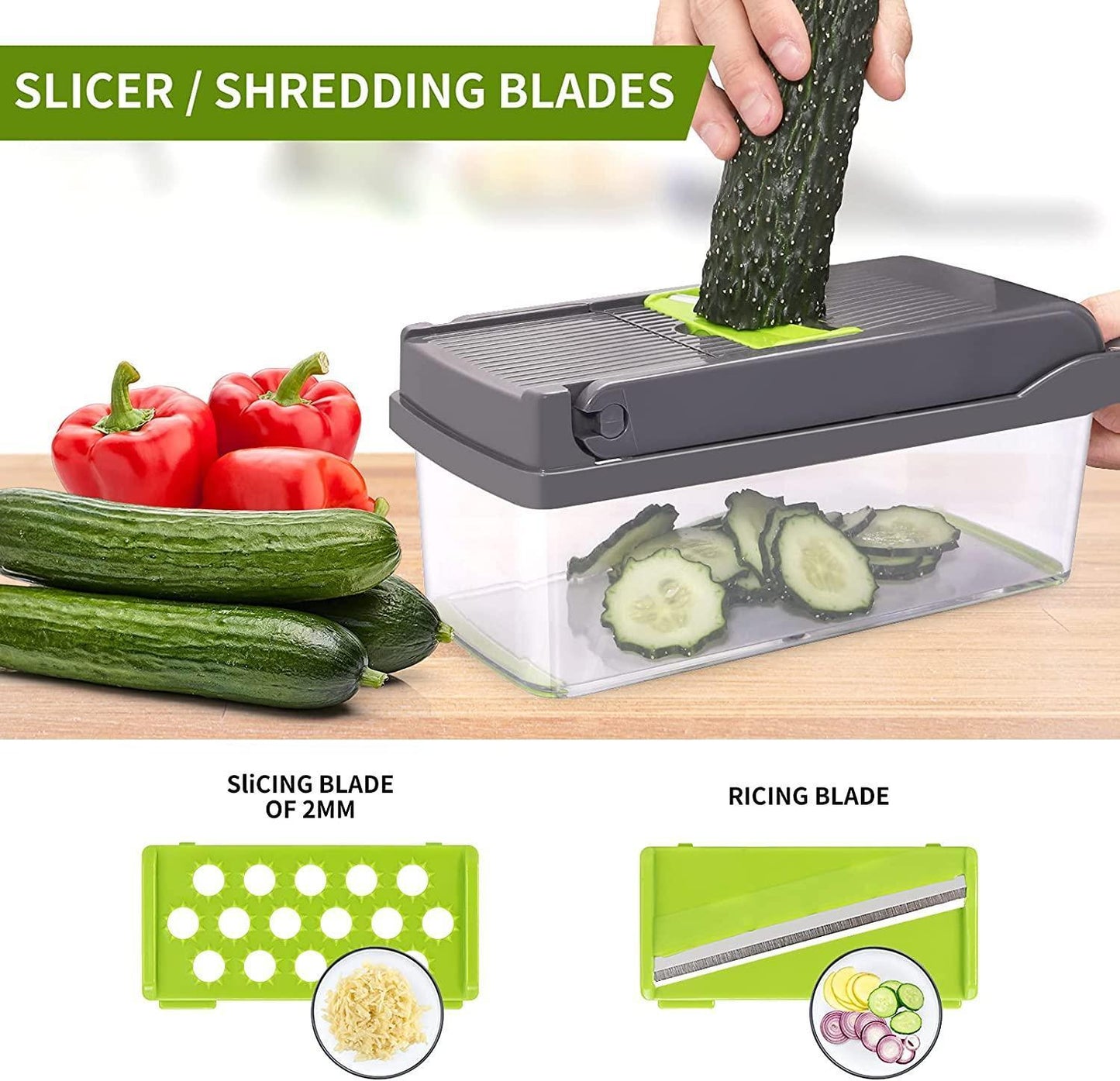 Vegetable Chopper - Mandoline Slicer - Food Cutter