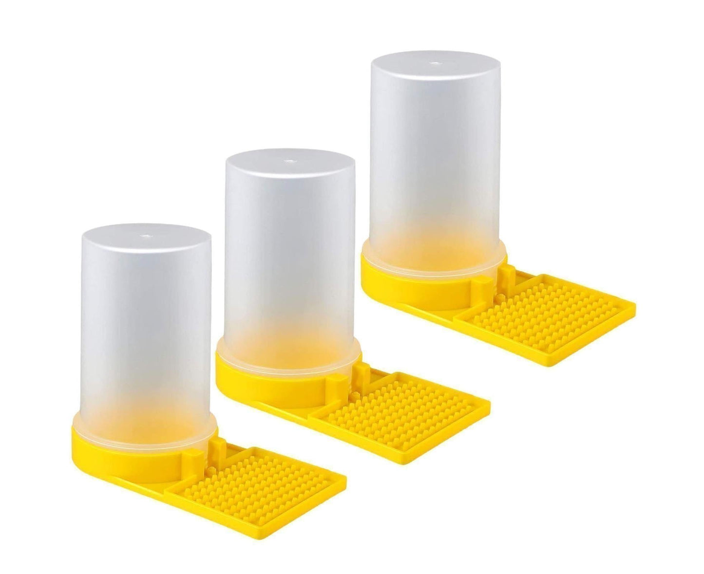 3Pcs Bee Waterers Beekeeping Equipment - Yellow