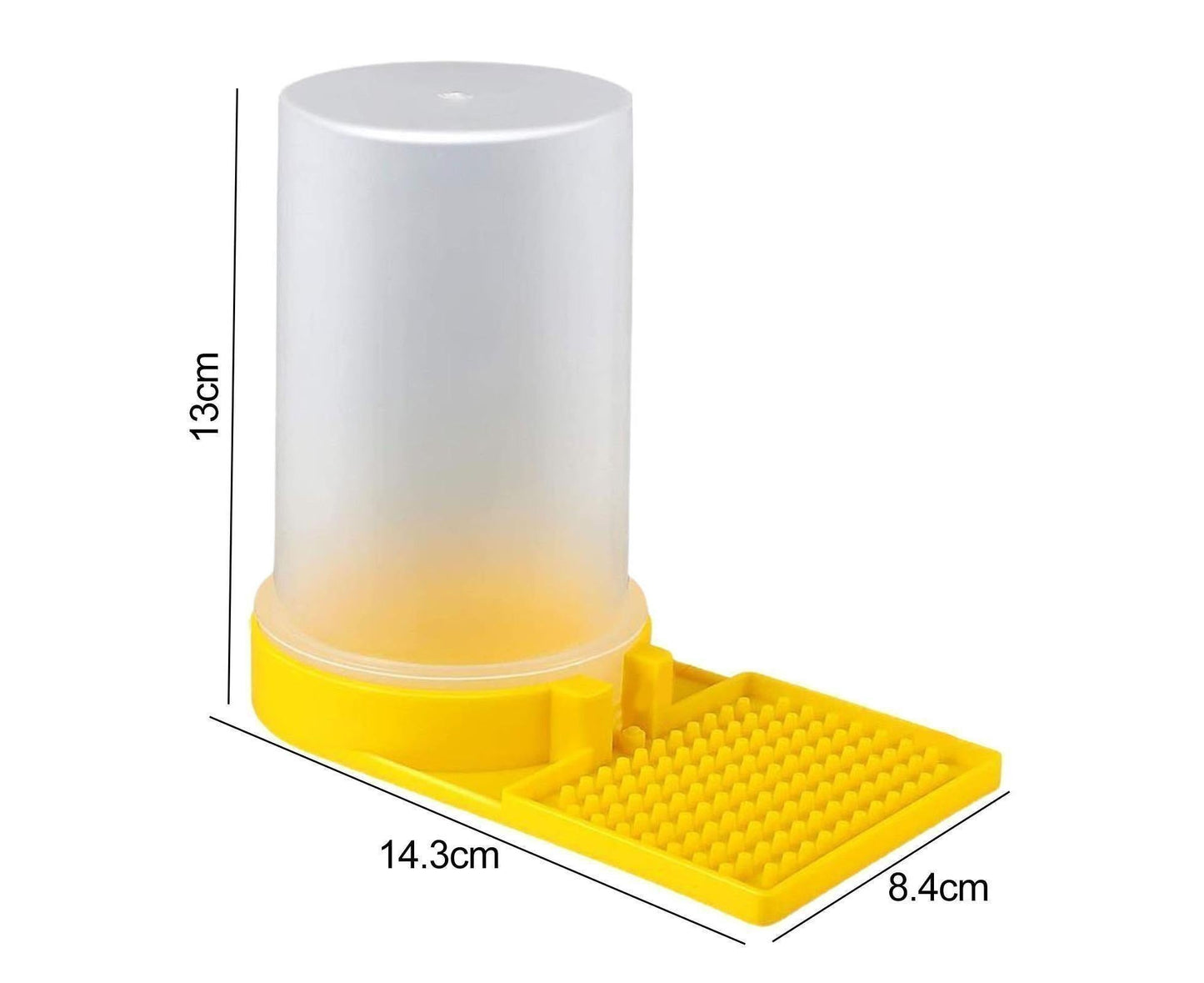 3Pcs Bee Waterers Beekeeping Equipment - Yellow