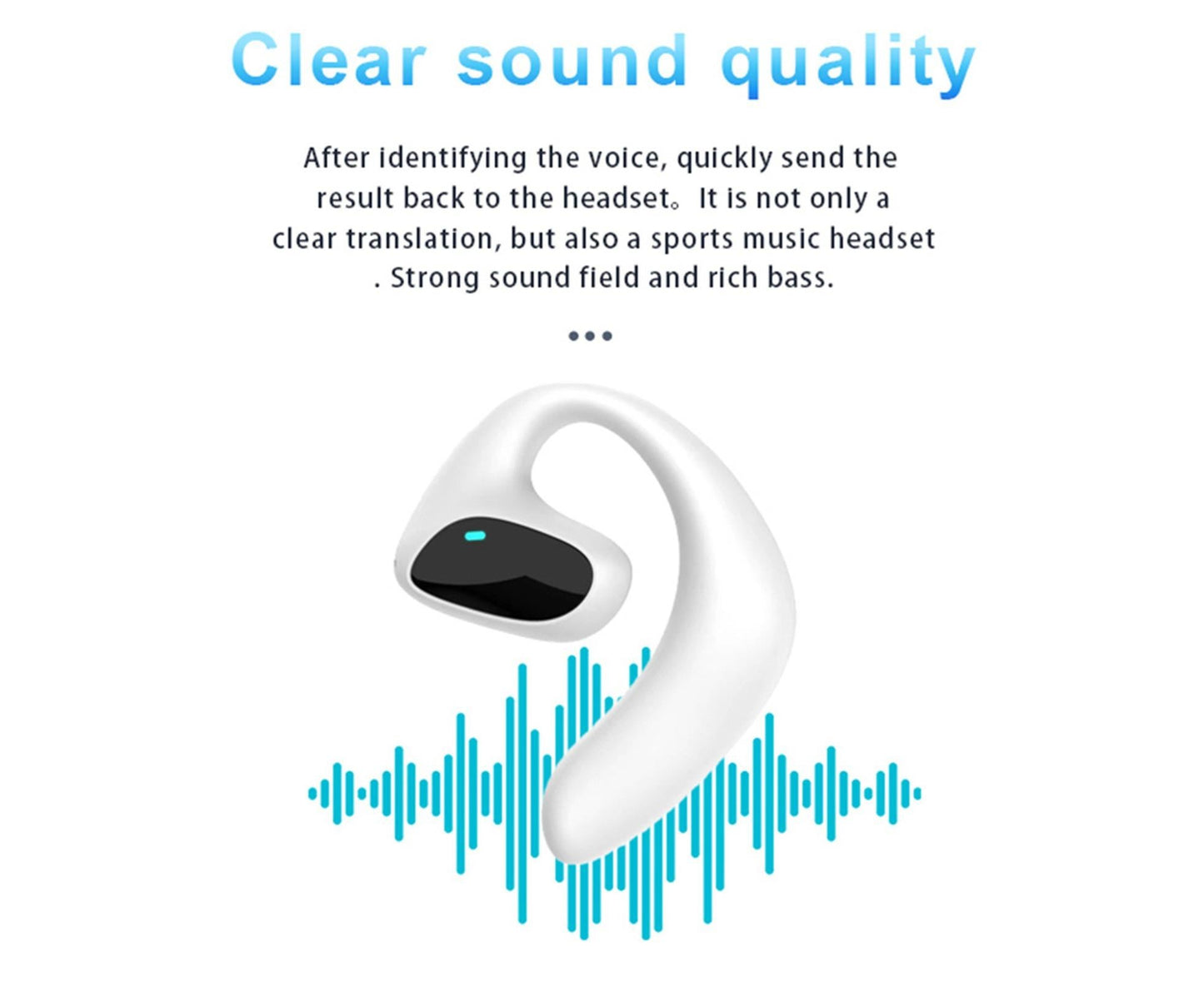 M8 translation headset Wireless BT 144 languages instant intelligent voice machine