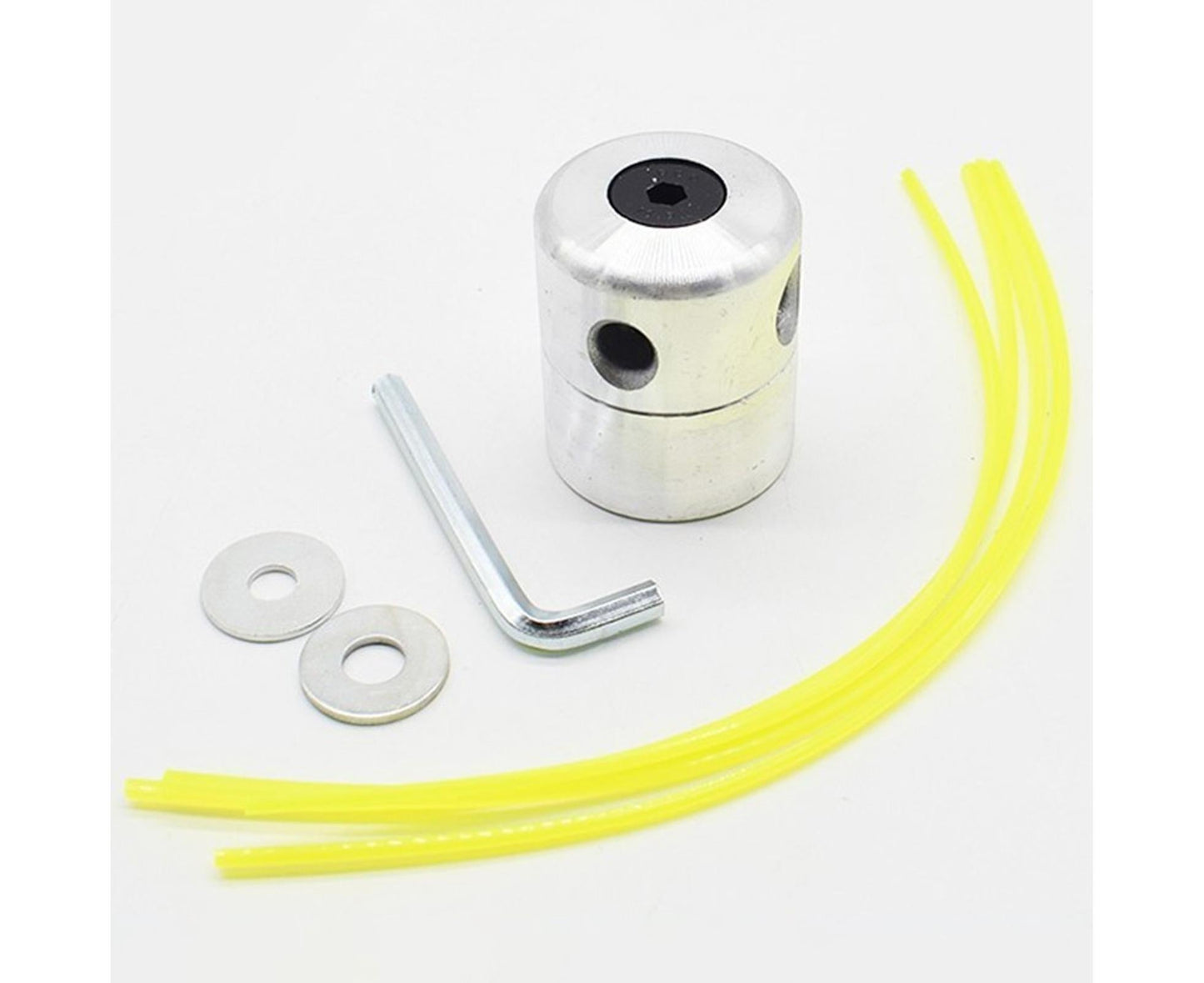 1 Set Grass Trimmer Head Cylindrical - Silver